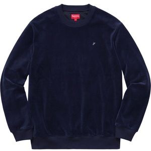 Supreme velour crewneck